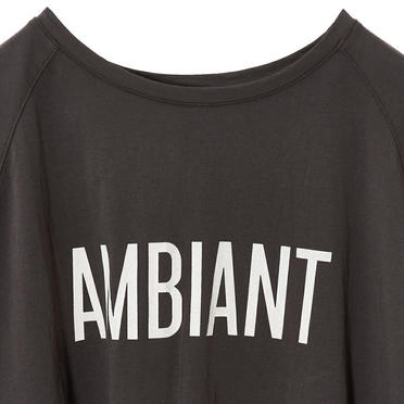 "AMBIANT"ロゴラグランT-shirts　SUMIKURO No.3