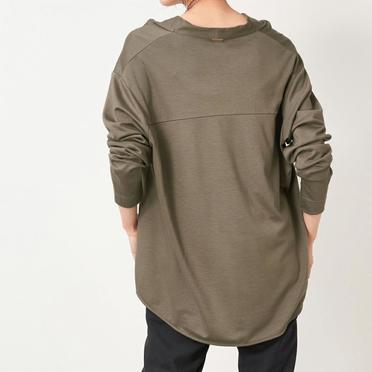 衿タックポンチカットソー　KHAKI No.8