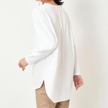 ヘムラウンドロングスリーブ Tee　WHITE No.4