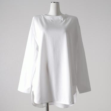 ヘムラウンドプルオーバーカットソー　WHITE No.1