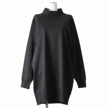 high neck tunic P/O　BLACK No.1