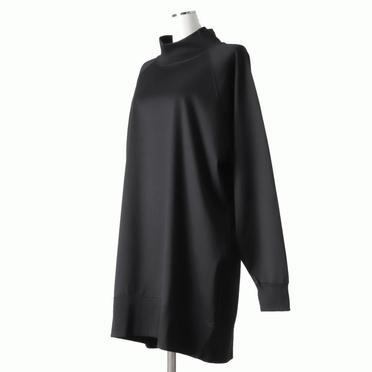 high neck tunic P/O　BLACK No.2