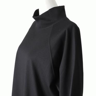 high neck tunic P/O　BLACK No.8