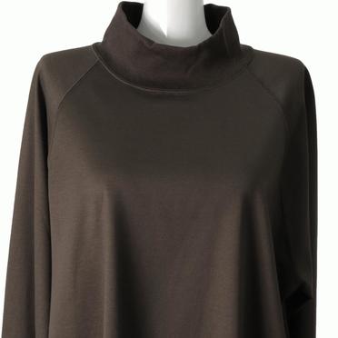 high neck tunic P/O　BROWN No.7