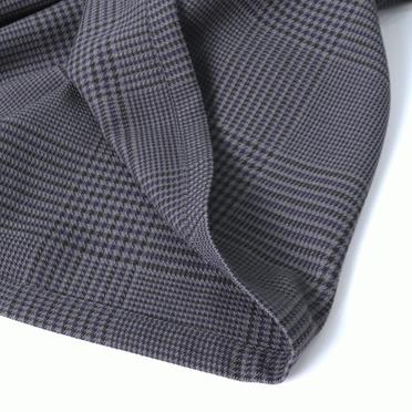 [SALE] 50%OFF　MIDIUMISOLID check flare tuck SK　BLACK No.10