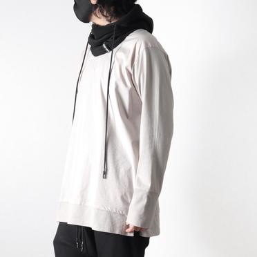 SNOOD HOODIE　BLACK×CB.BLACK No.5