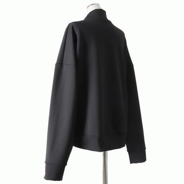 MIDIUMISOLID mock neck P/O　BLACK No.4