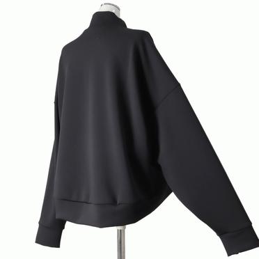 MIDIUMISOLID mock neck P/O　BLACK No.6