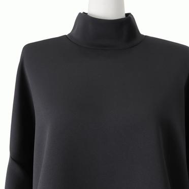 MIDIUMISOLID mock neck P/O　BLACK No.7