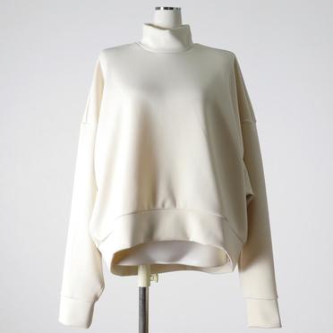 MIDIUMISOLID mock neck P/O　S.BEIGE No.1