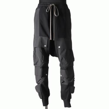 Cargo Sarrouel Sweat Trousers　BLACK No.1