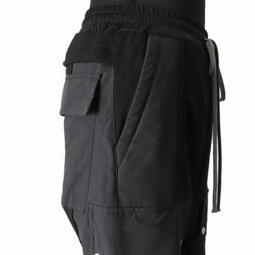 Cargo Sarrouel Sweat Trousers　BLACK No.8