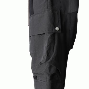 Cargo Sarrouel Sweat Trousers　BLACK No.10