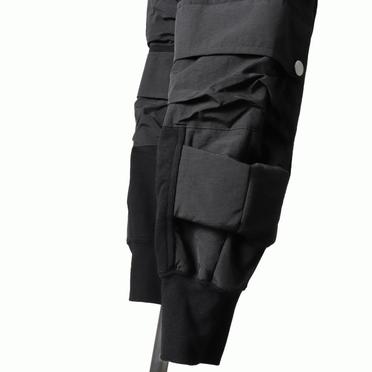 Cargo Sarrouel Sweat Trousers　BLACK No.11