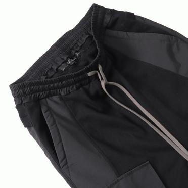 Cargo Sarrouel Sweat Trousers　BLACK No.13