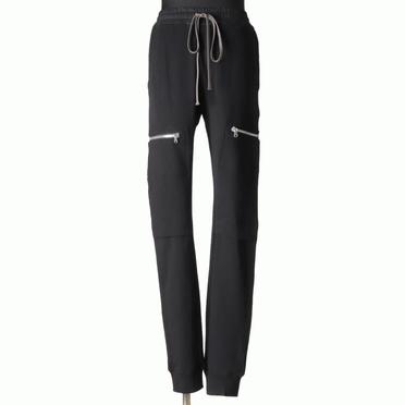 Sweat Slim Trousers　BLACK No.1