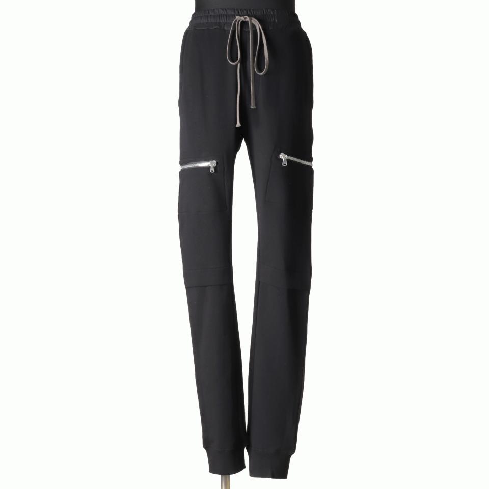 Sweat Slim Trousers　BLACK