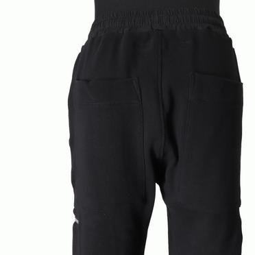 Sweat Slim Trousers　BLACK No.9