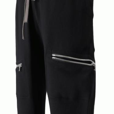 Sweat Slim Trousers　BLACK No.10