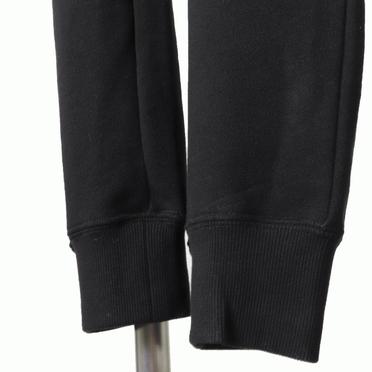 Sweat Slim Trousers　BLACK No.12