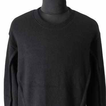 Crew Neck Knit Pullover　BLACK No.7