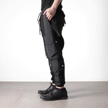 Cargo Sarrouel Sweat Trousers　BLACK No.17