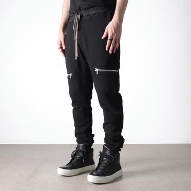 Sweat Slim Trousers　BLACK No.16