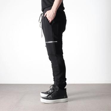 Sweat Slim Trousers　BLACK No.17