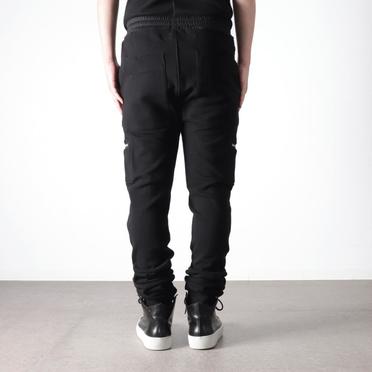 Sweat Slim Trousers　BLACK No.19