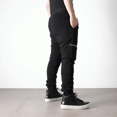 Sweat Slim Trousers　BLACK No.21