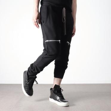 Sweat Slim Trousers　BLACK No.22