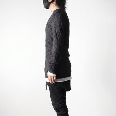 Layered Long Sleeve　BK×WH No.15