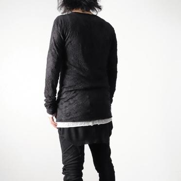 Layered Long Sleeve　BK×WH No.16