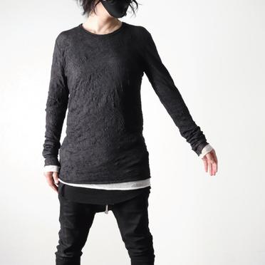 Layered Long Sleeve　BK×WH No.19