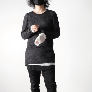 Layered Long Sleeve　BK×WH No.20