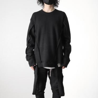 Crew Neck Knit Pullover　BLACK No.15