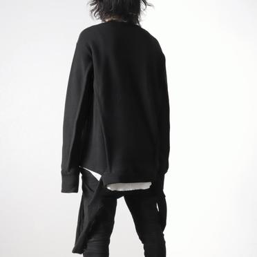 Crew Neck Knit Pullover　BLACK No.17