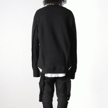 Crew Neck Knit Pullover　BLACK No.18