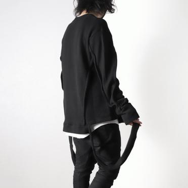 Crew Neck Knit Pullover　BLACK No.19