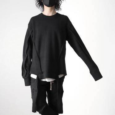 Crew Neck Knit Pullover　BLACK No.20