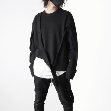 Crew Neck Knit Pullover　BLACK No.21