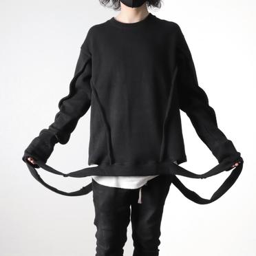 Crew Neck Knit Pullover　BLACK No.22