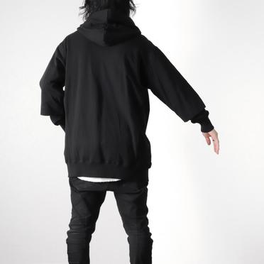 Sweat × Jersey Combi Hoodie Blouson　BLACK No.20