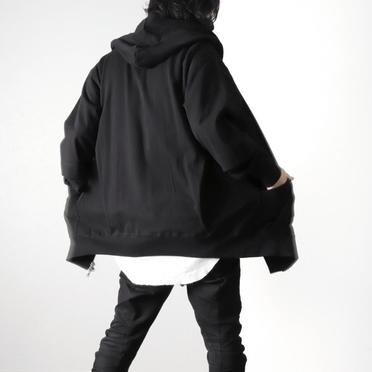 Sweat × Jersey Combi Hoodie Blouson　BLACK No.25