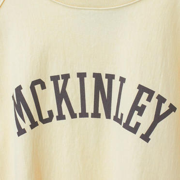 "MCKINLEY"スウェットプルオーバー　YELLOW No.2