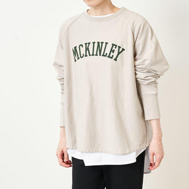 "MCKINLEY"スウェットプルオーバー　L/BEIGE No.5