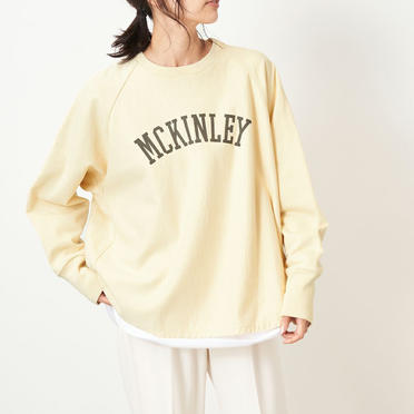 "MCKINLEY"スウェットプルオーバー　YELLOW No.6