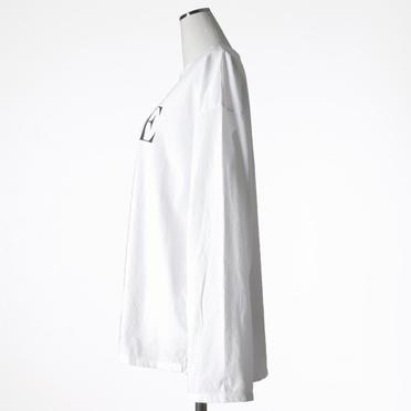 "CLARE"ロゴロングスリーブT-shirts　WHITE No.3