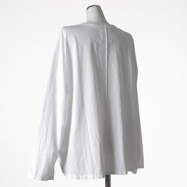 "CLARE"ロゴロングスリーブT-shirts　WHITE No.4