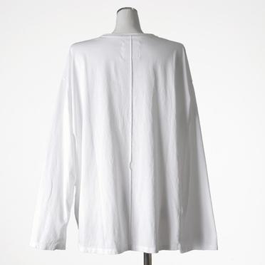 "CLARE"ロゴロングスリーブT-shirts　WHITE No.5